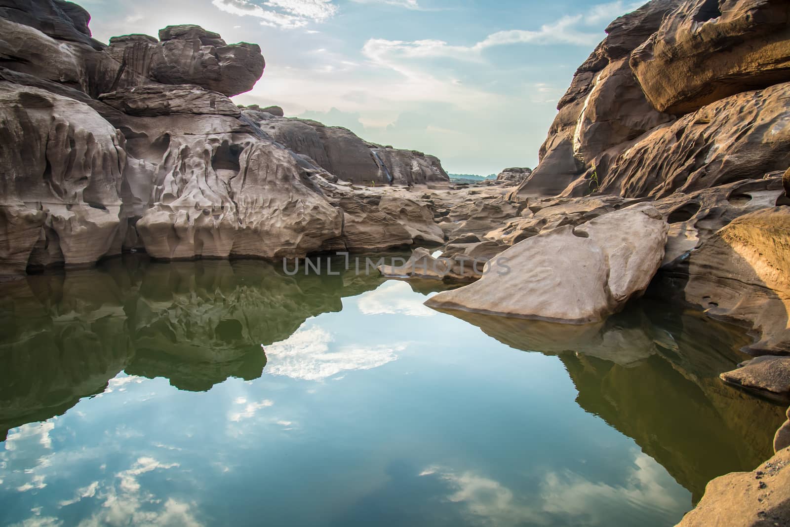 3000 bok ,Sam pan bok, Ubon-ratchathani, Grand Canyon of Thailand.