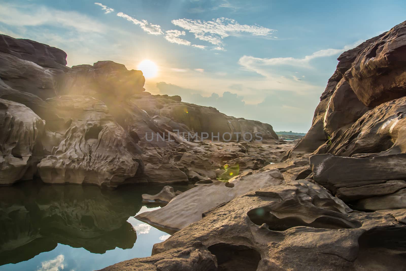 3000 bok ,Sam pan bok, Ubon-ratchathani, Grand Canyon of Thailand.