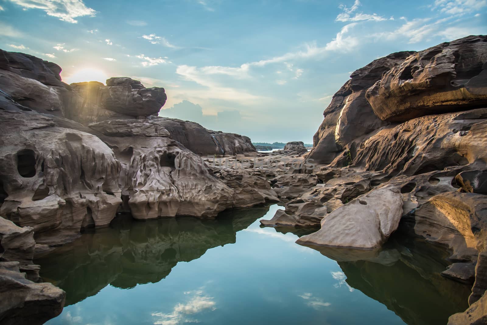 3000 bok ,Sam pan bok, Ubon-ratchathani, Grand Canyon of Thailand.