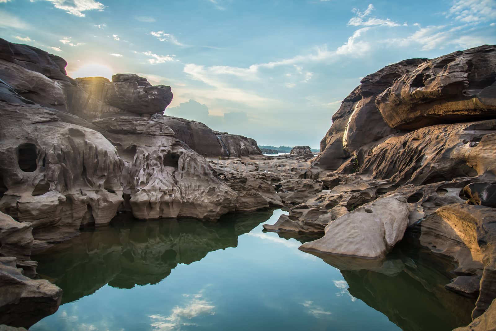 3000 bok ,Sam pan bok, Ubon-ratchathani, Grand Canyon of Thailand.