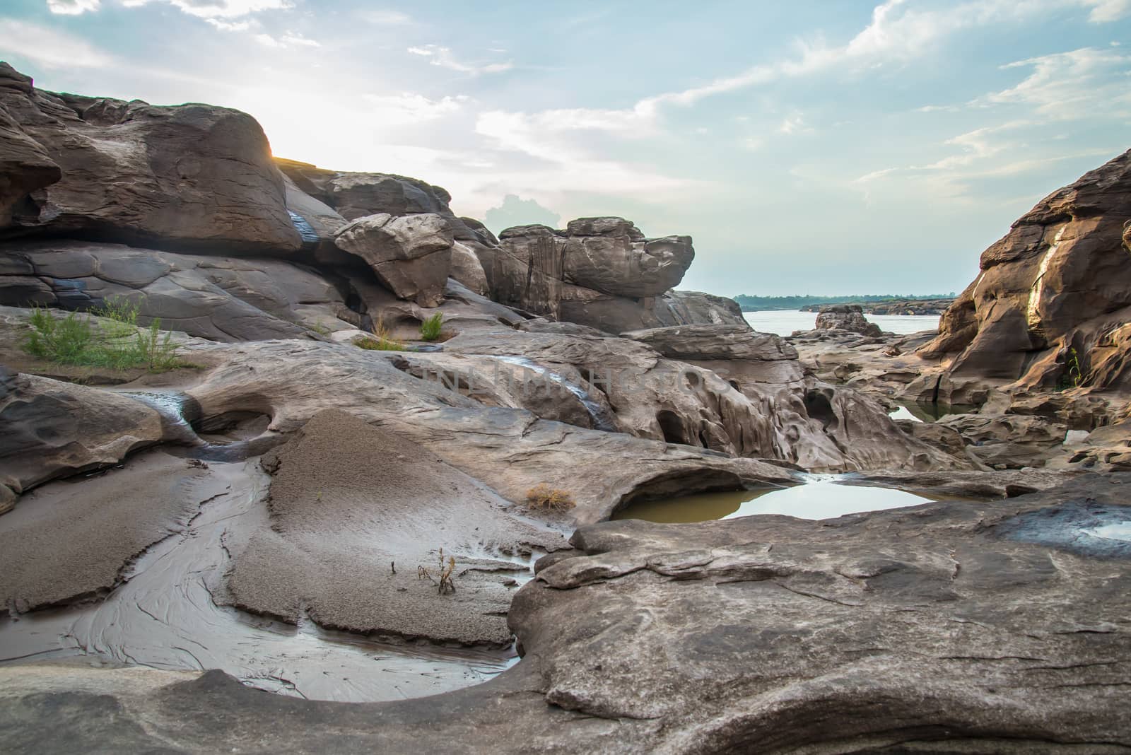 3000 bok ,Sam pan bok, Ubon-ratchathani, Grand Canyon of Thailand.
