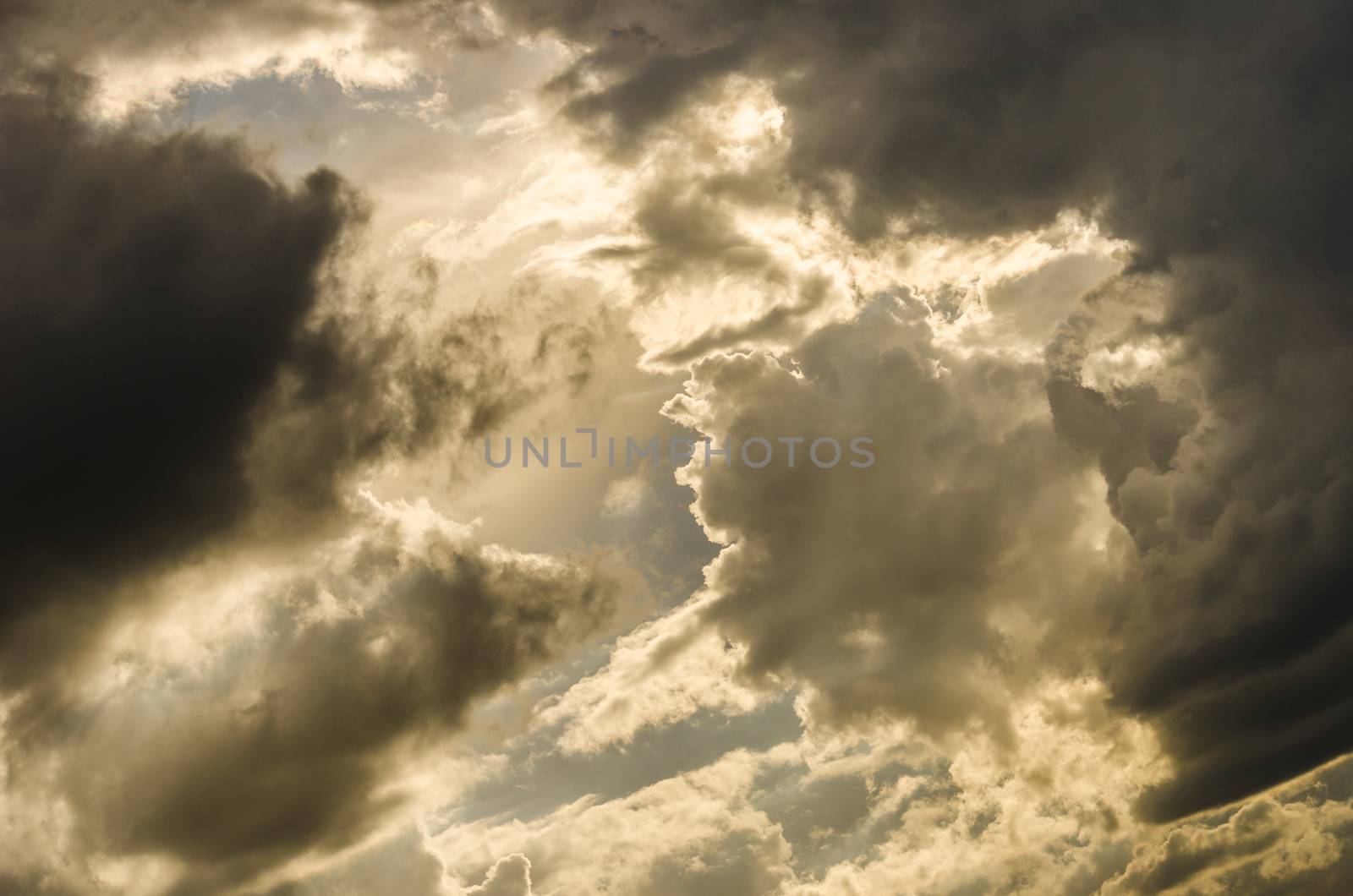 Cloud and sky in the spring season nature