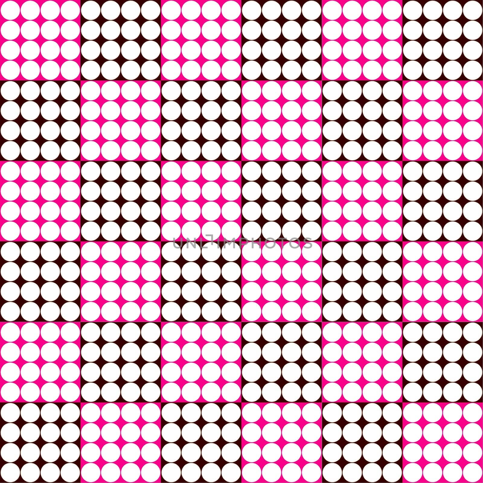 Digital computer graphic - seamless decorative ornament with circles for design.