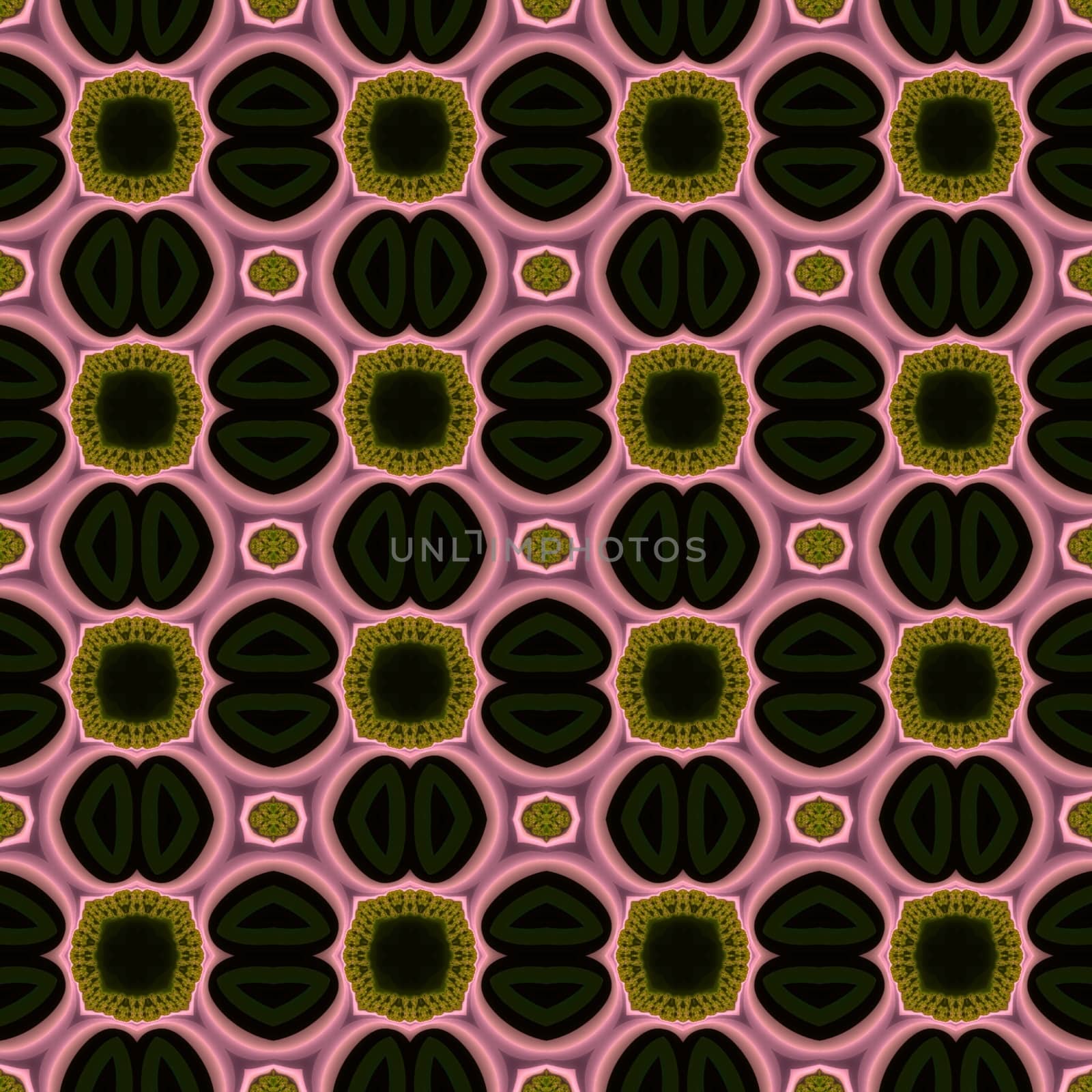 Digital computer graphic - seamless fractal ornament for design.
