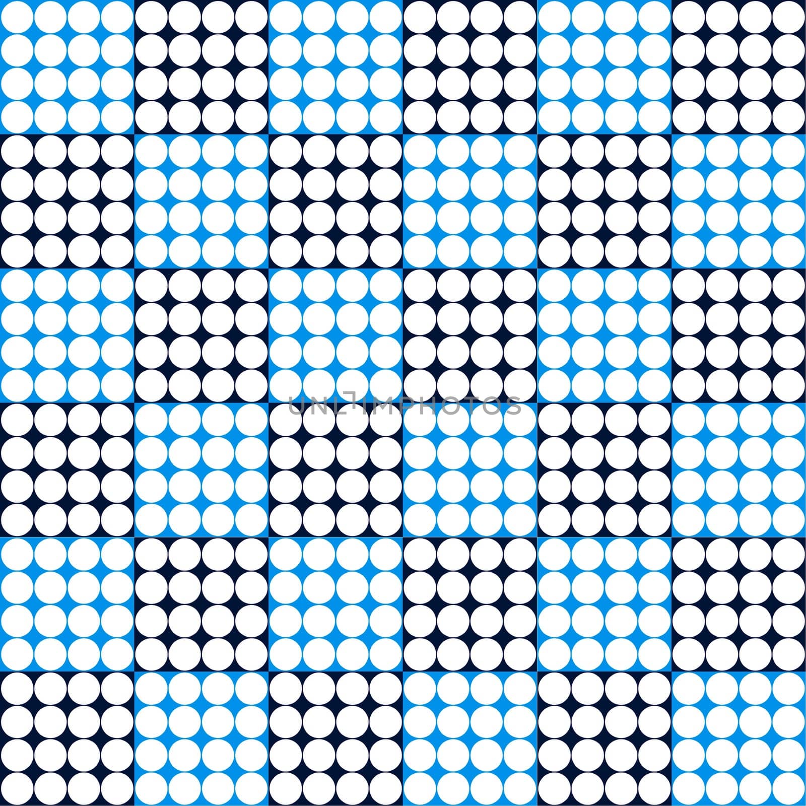 Digital computer graphic - seamless decorative ornament with circles for design.