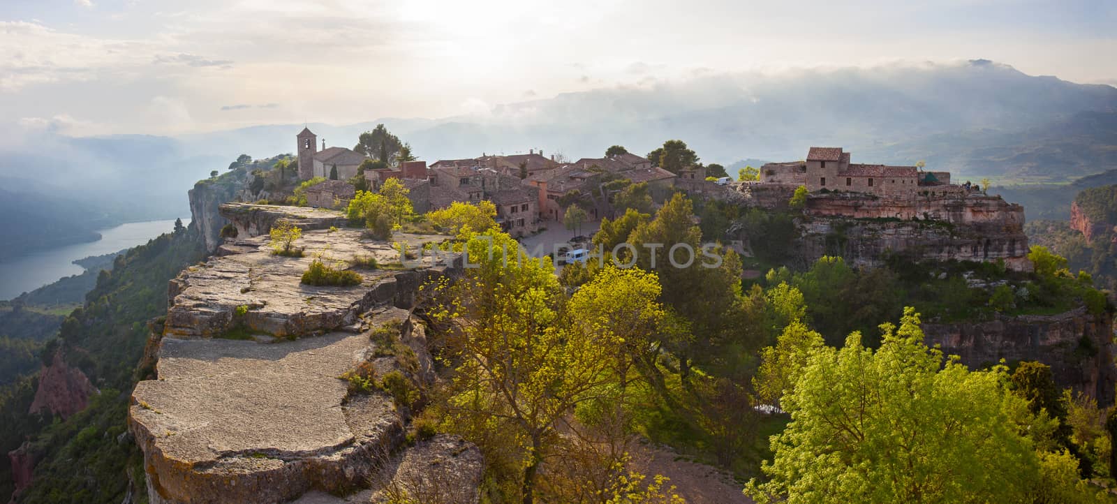 Siurana village in the province of Tarragona (Spain)