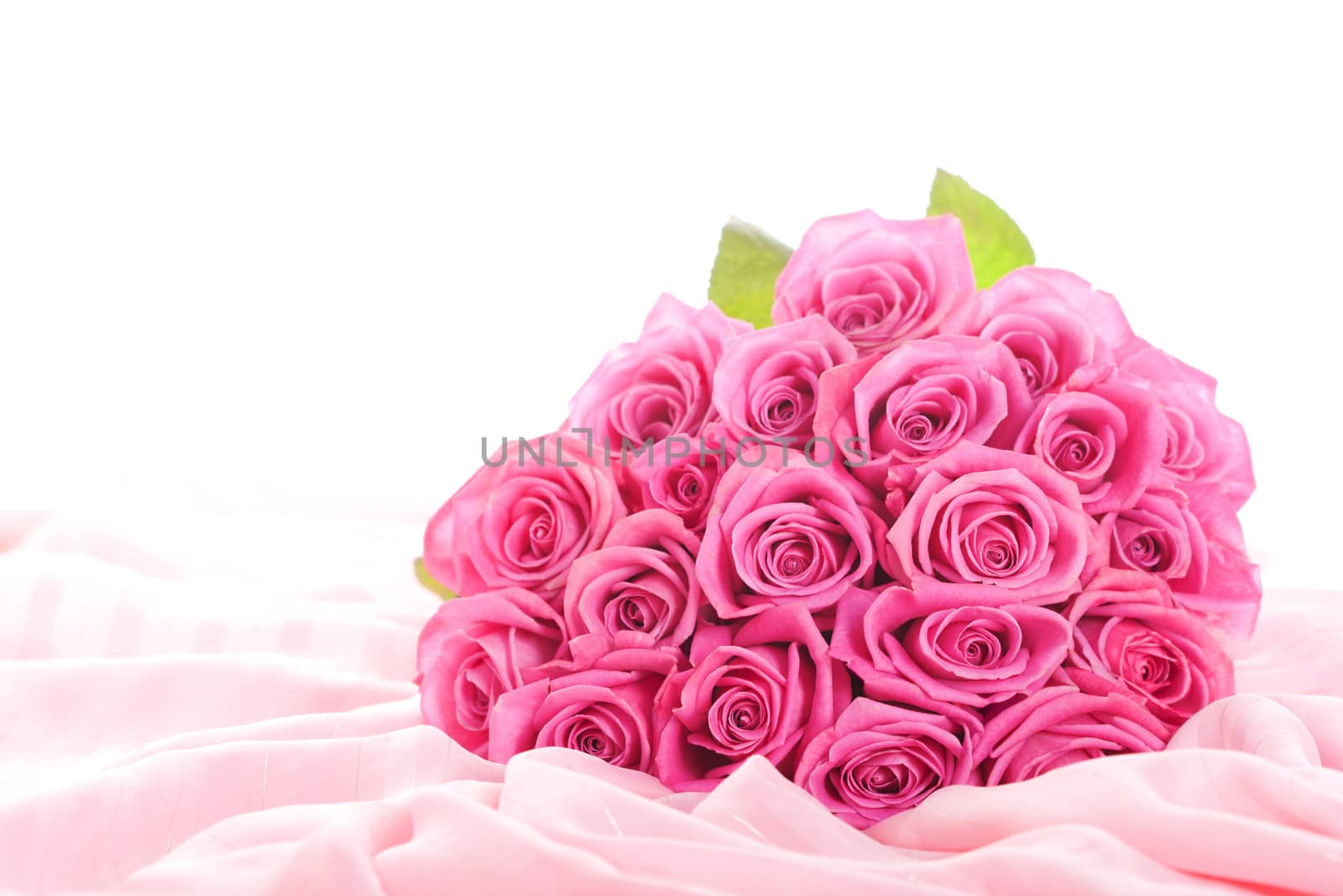 Bouquet of pink roses  by mariakomar