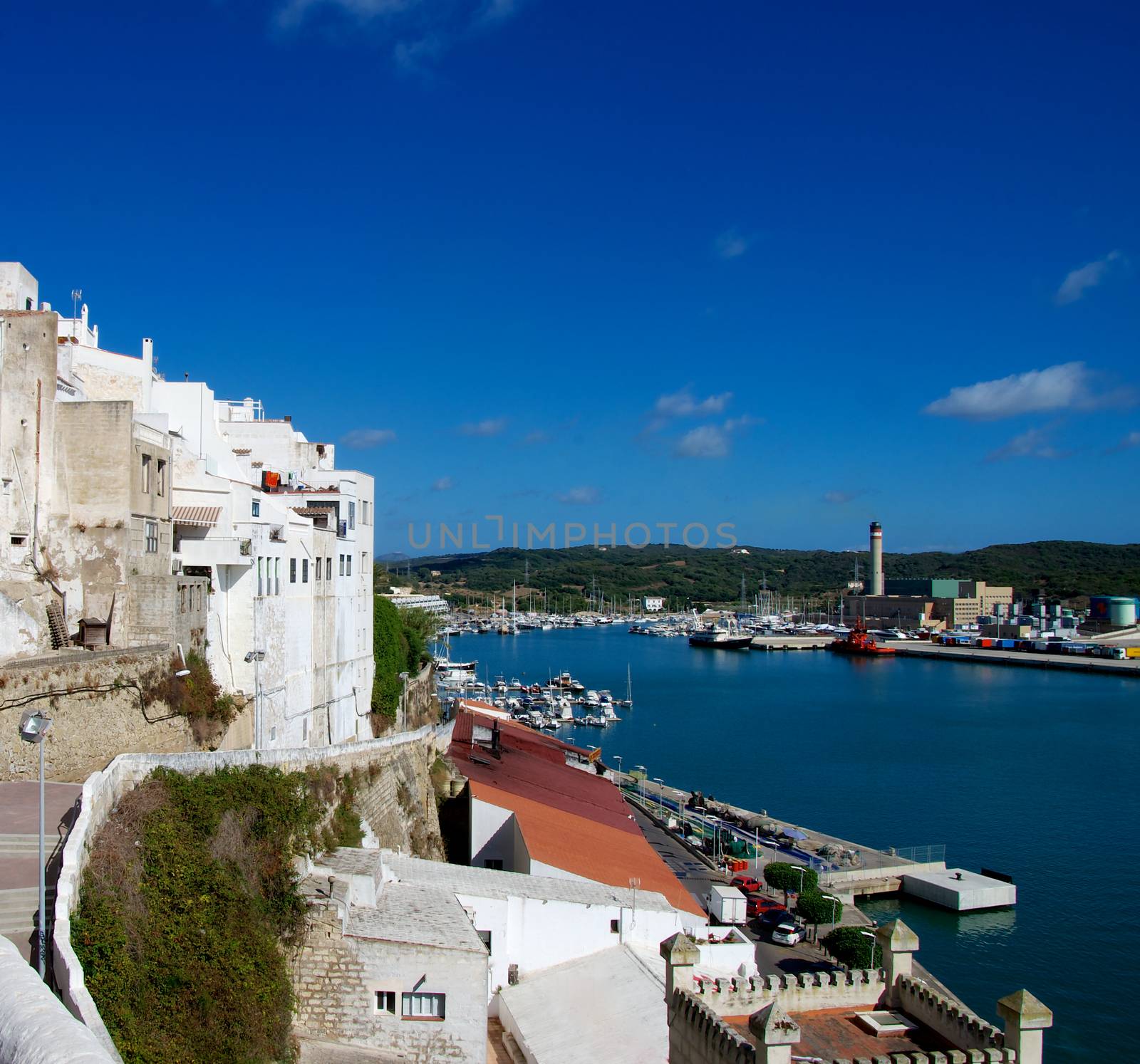 Mahon Harbor and Port, Menorca, Balearic Islands