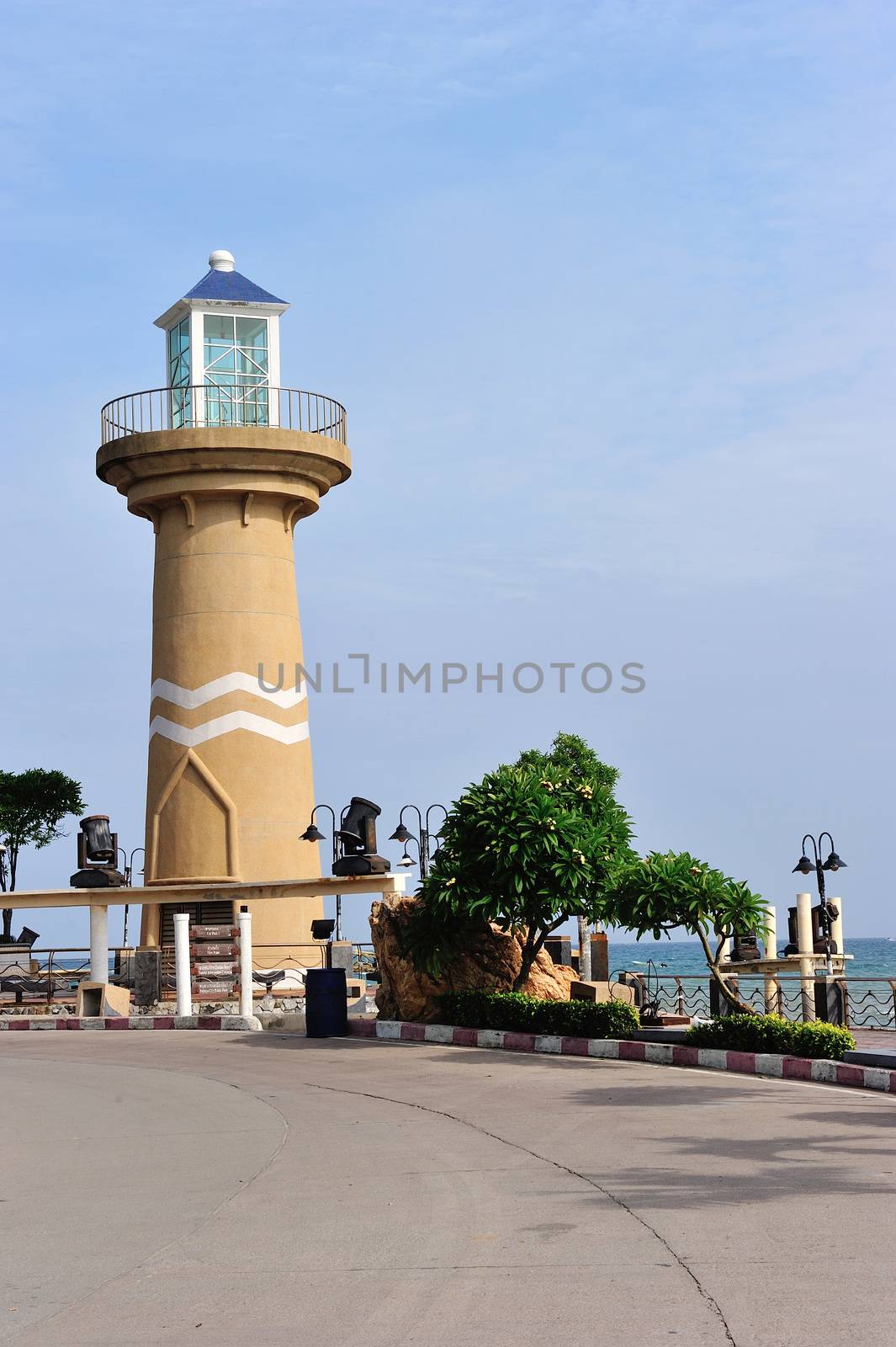 Lighthouse tower, Pattaya city by think4photop
