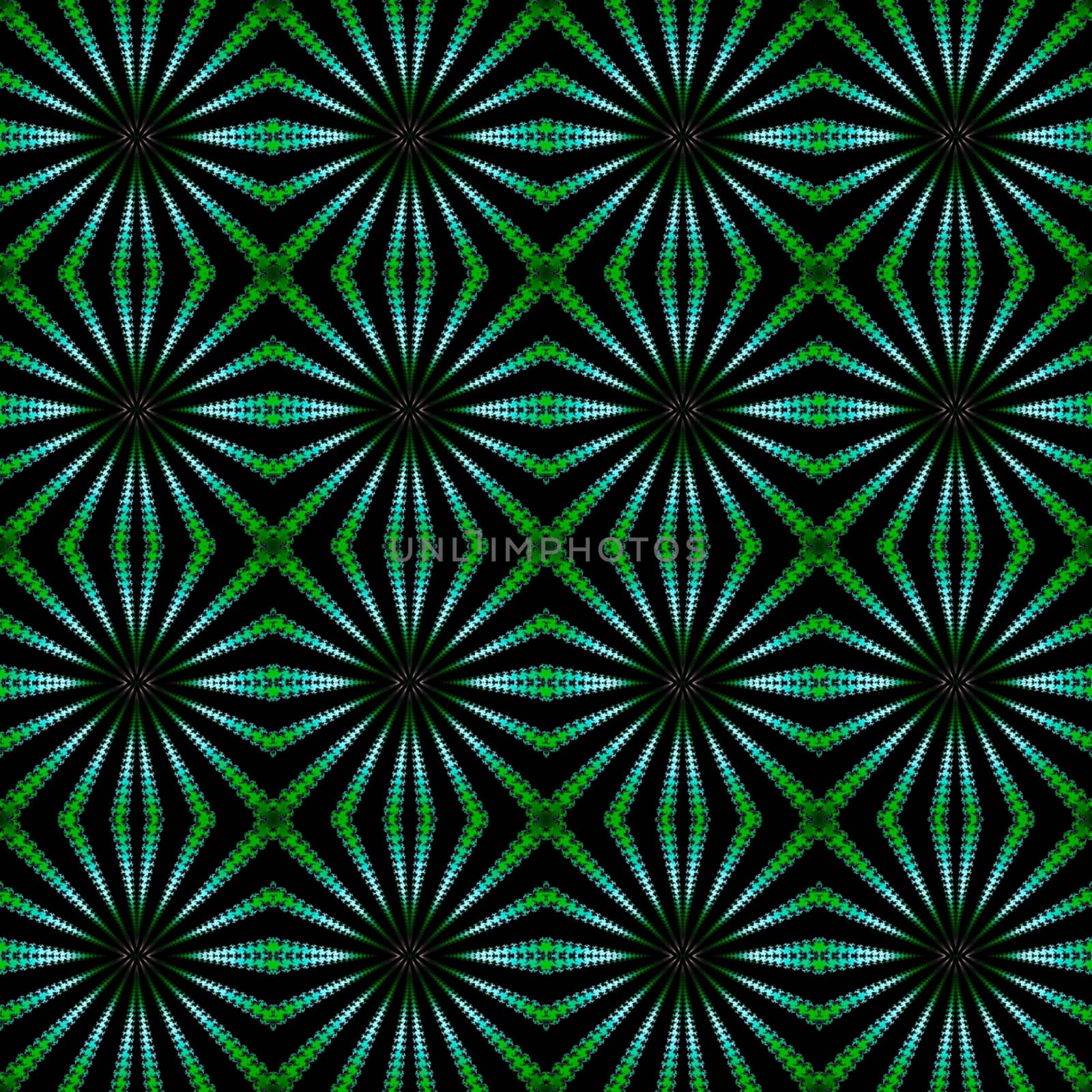 Digital computer graphic - seamless fractal ornament for design.