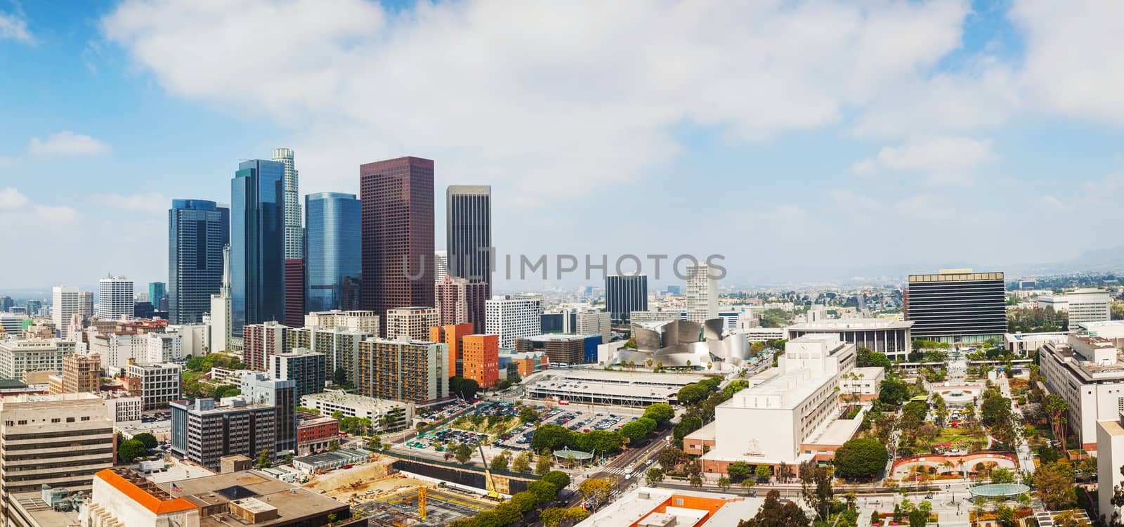 Los Angeles cityscape panorama by AndreyKr