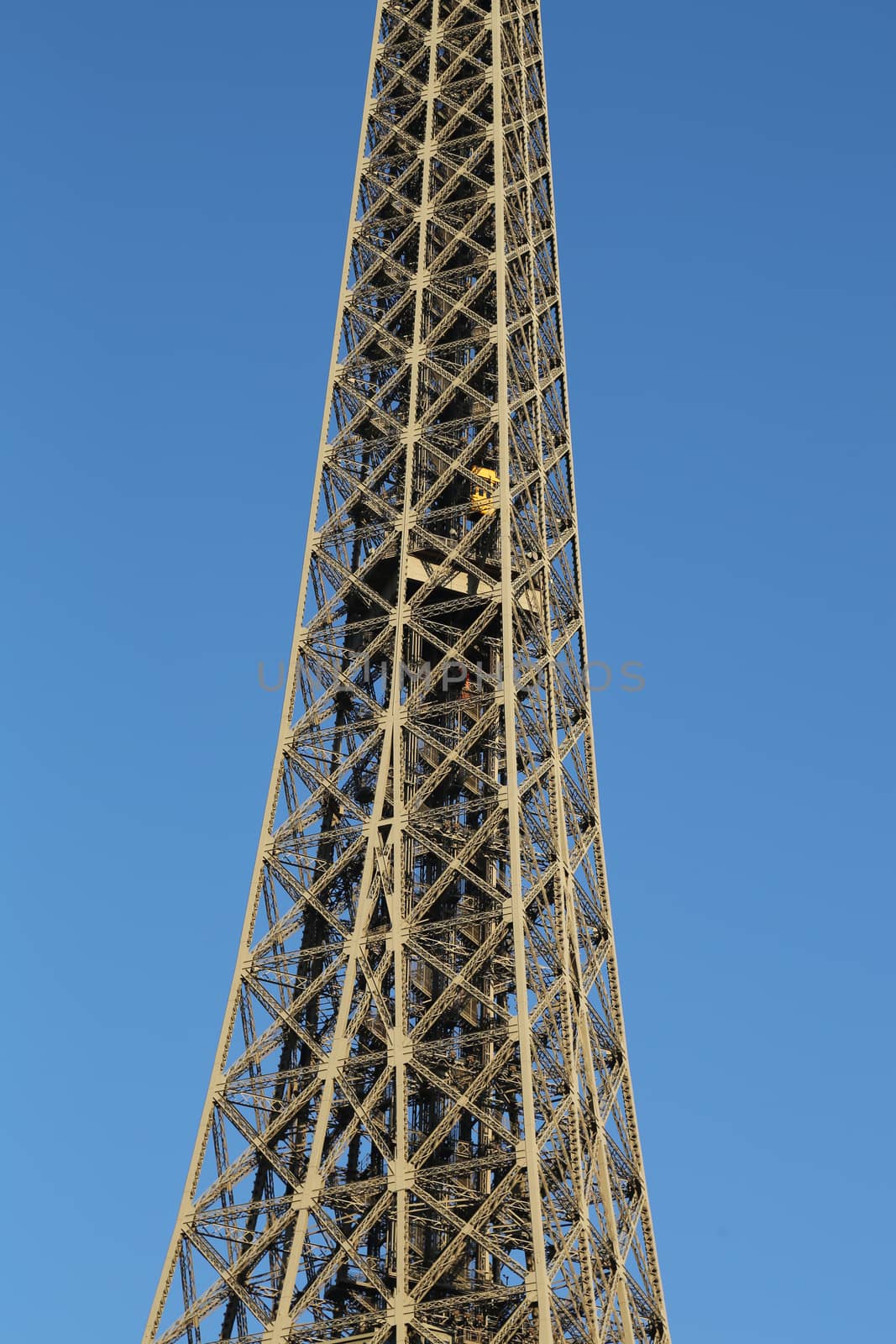 Eiffel Tower in Paris France seen from the Seine River