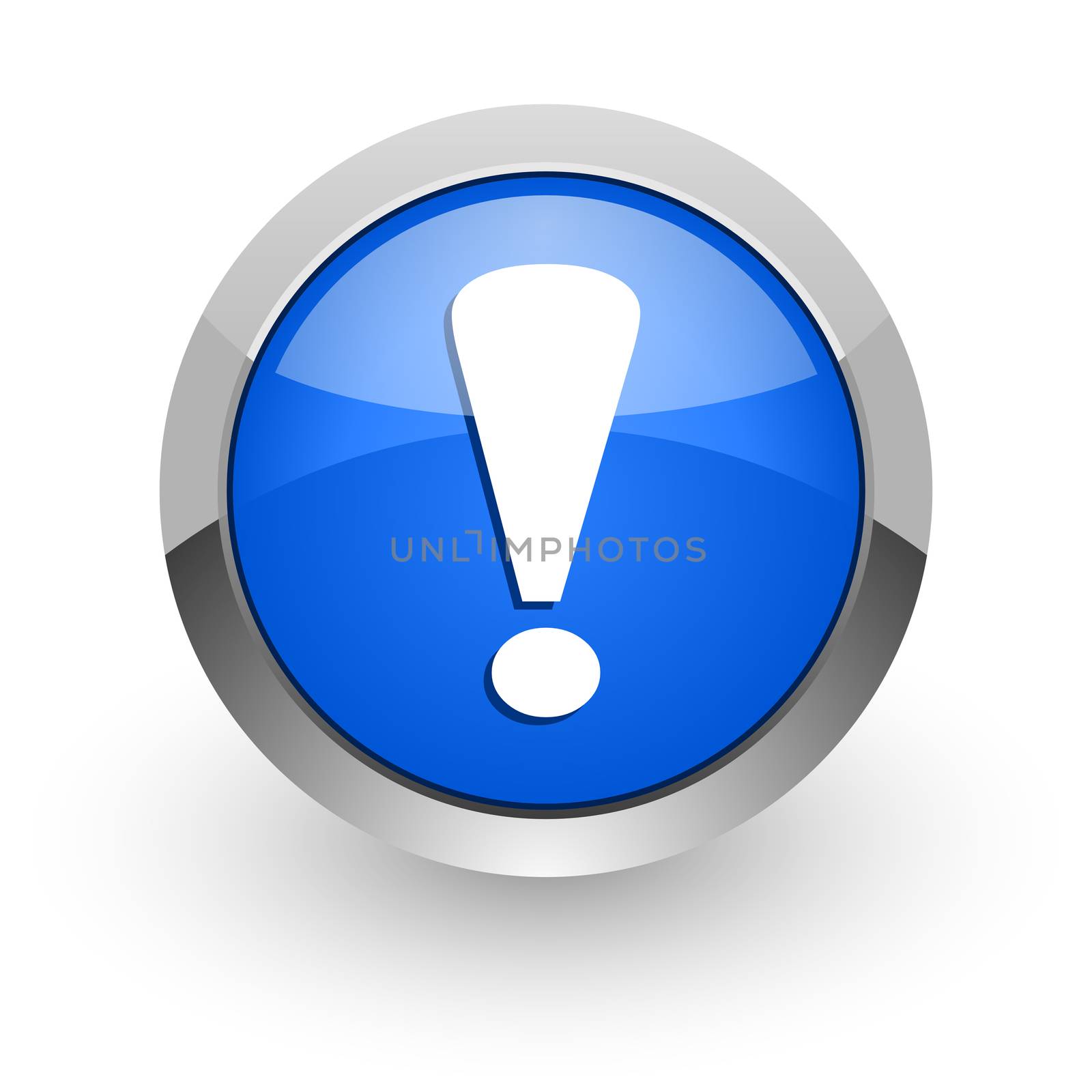 blue glossy web icon