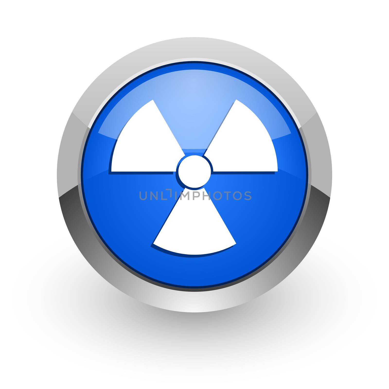 blue glossy web icon