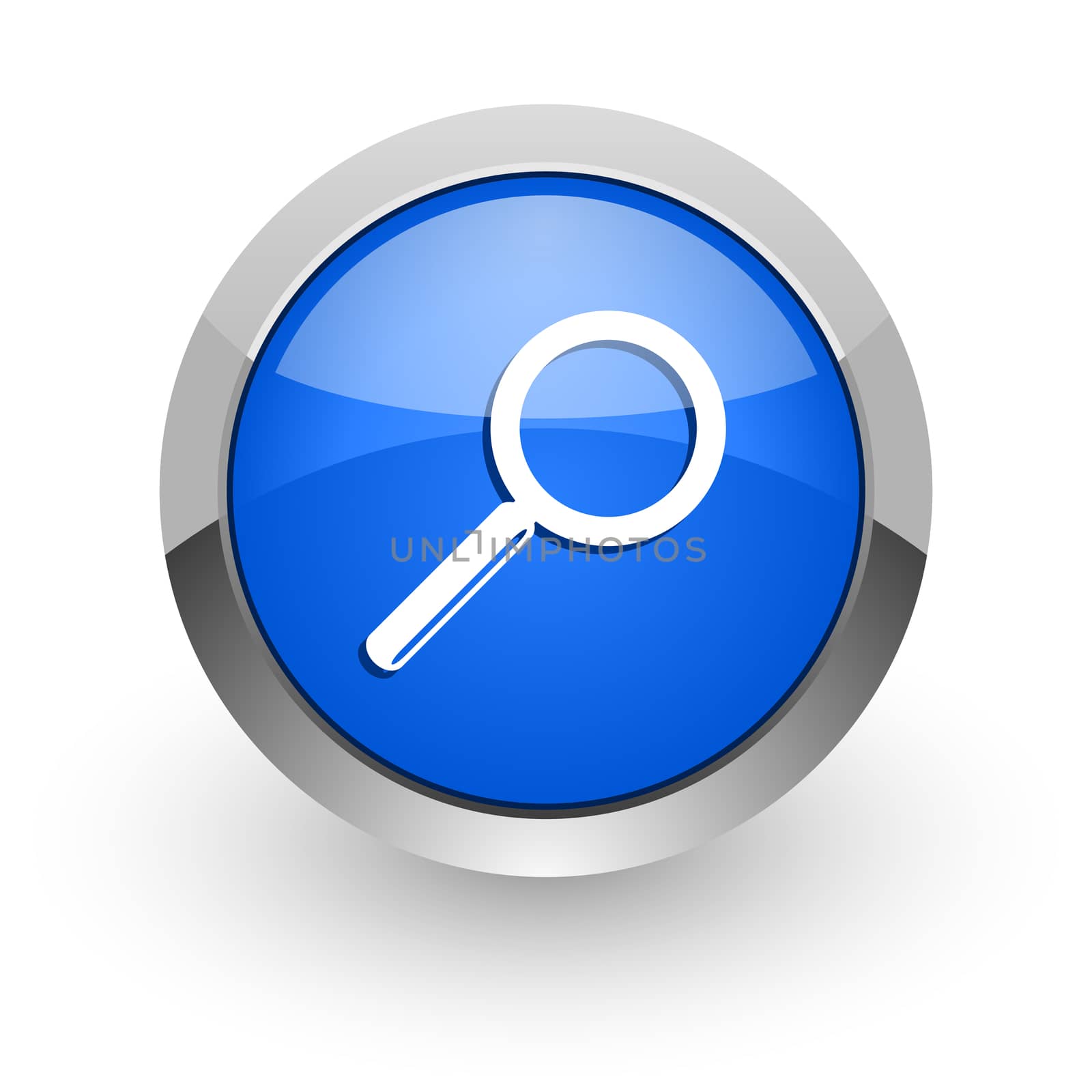 blue glossy web icon