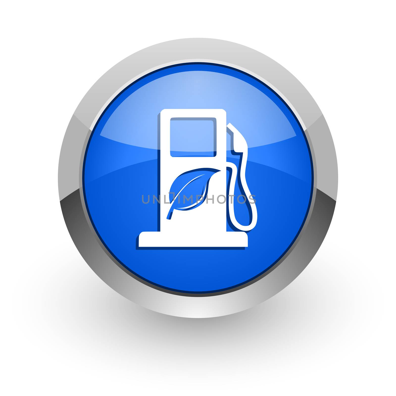 blue glossy web icon
