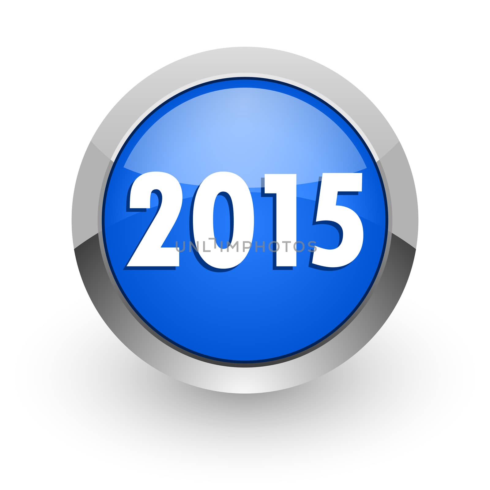 blue glossy web icon