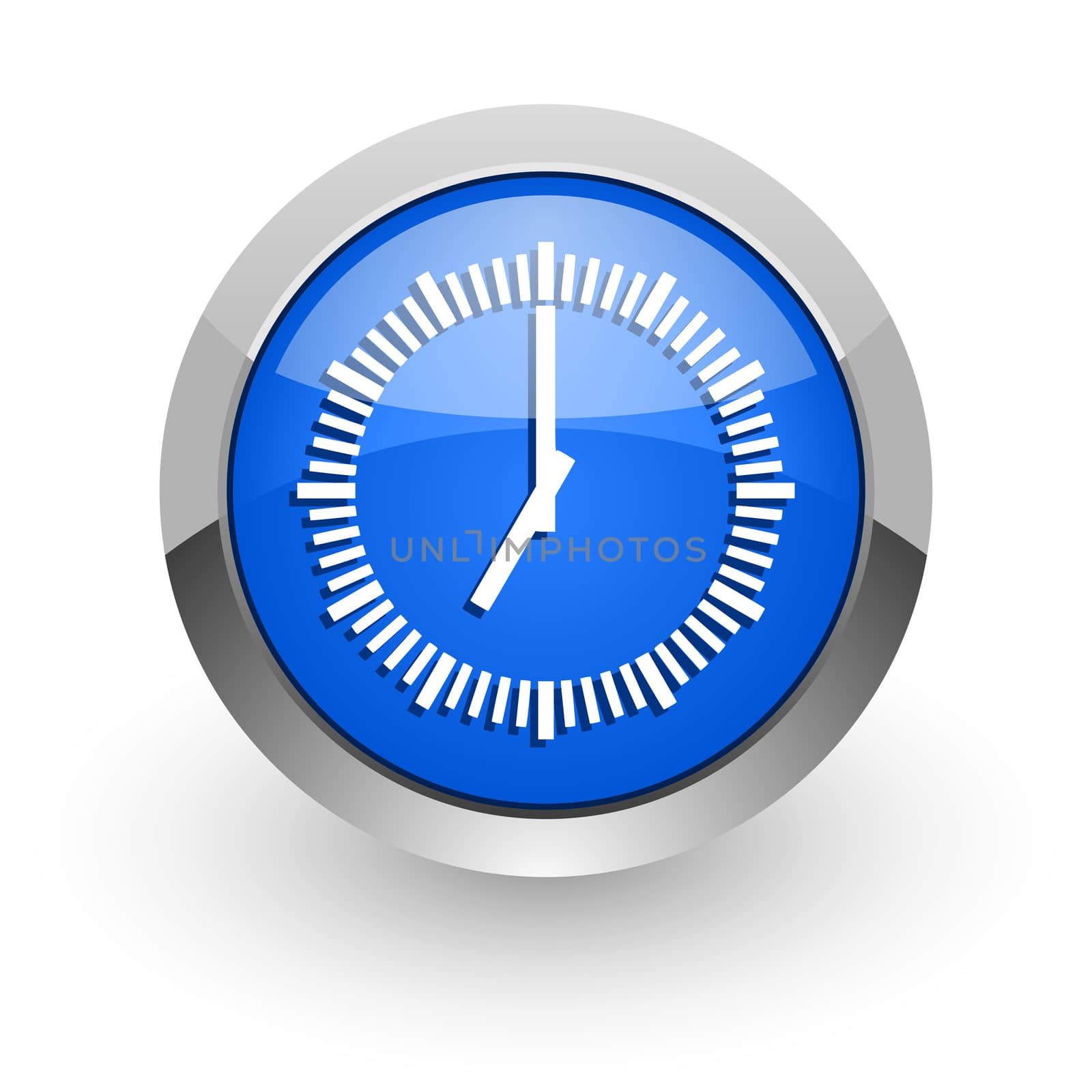 blue glossy web icon