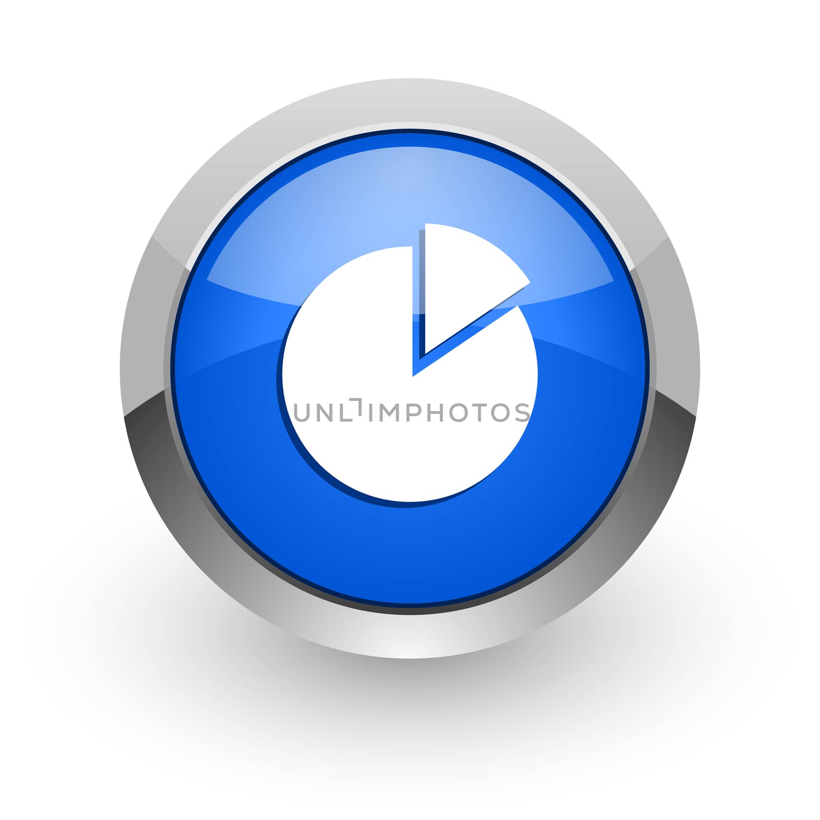 blue glossy web icon