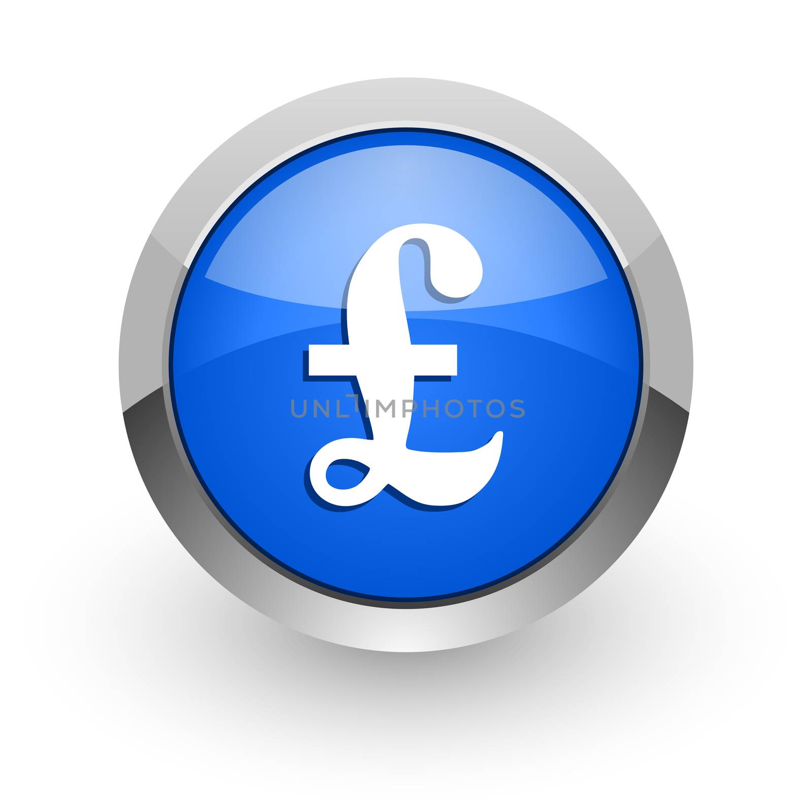blue glossy web icon