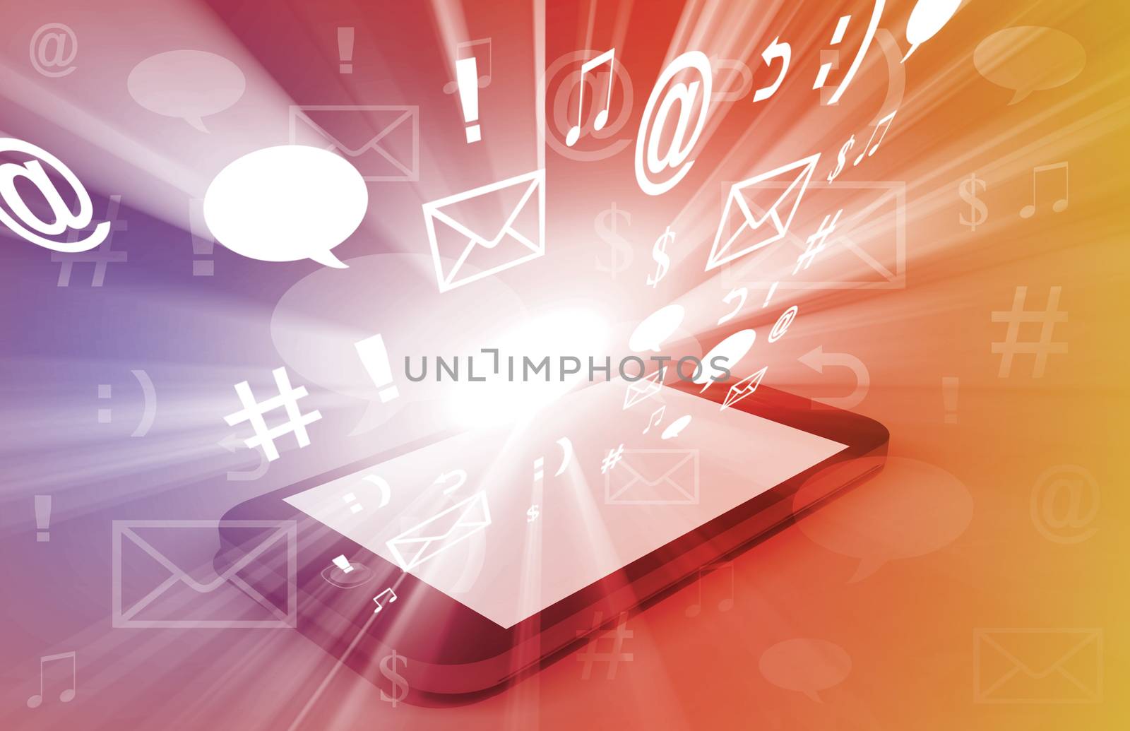 Social Media Concept as a Abstract Background