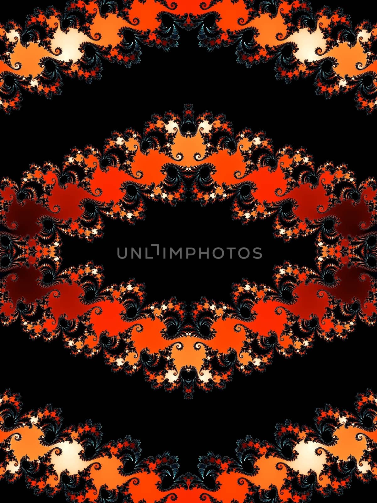 Digital computer graphic - decorative pattern with red rhombus for design.