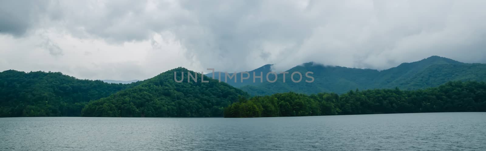 lake santeetlah in great smoky mountains