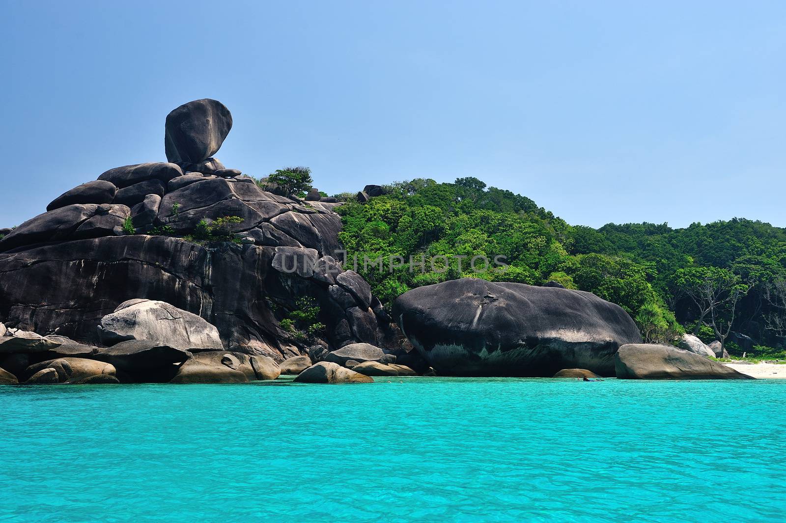 Tropical paradise, Similan islands, Andaman Sea, Thailand by think4photop