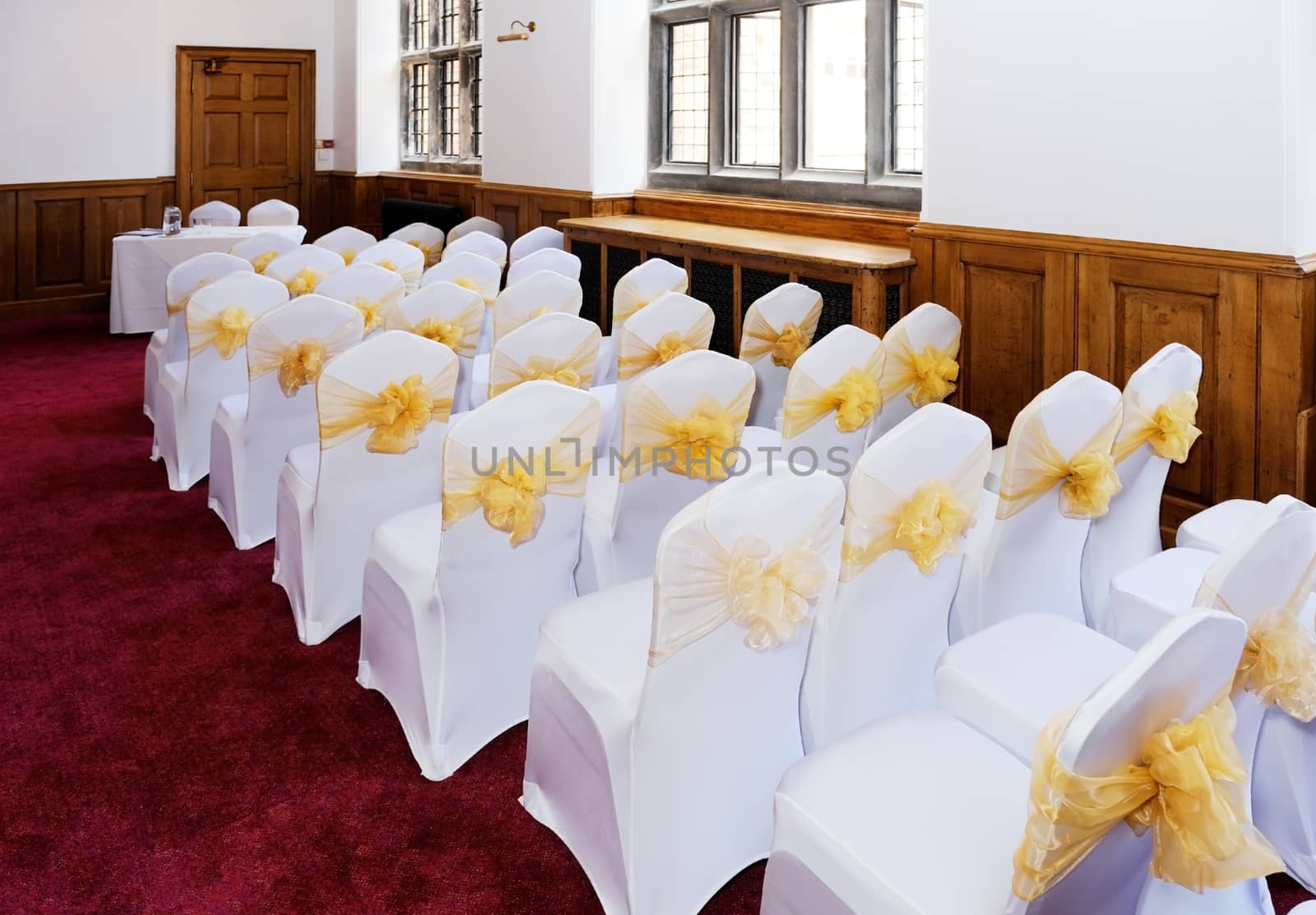 Wedding ceremony chairs by kmwphotography