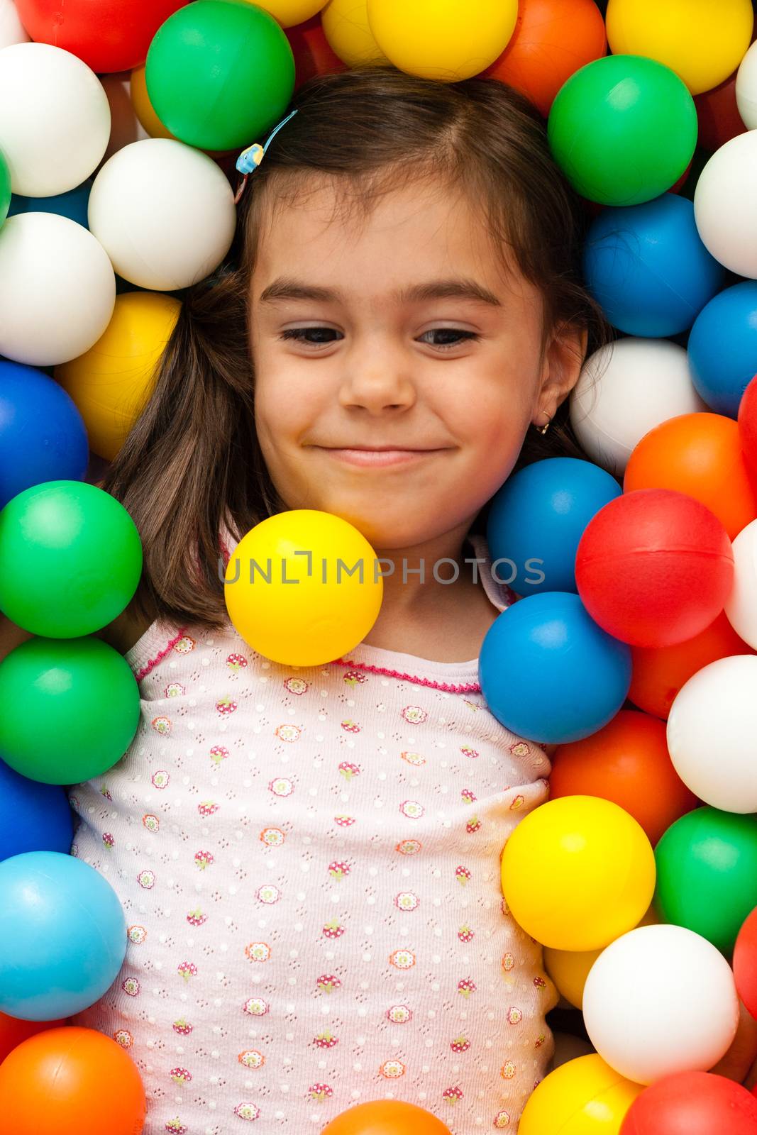 girl in toy balls by furo_felix