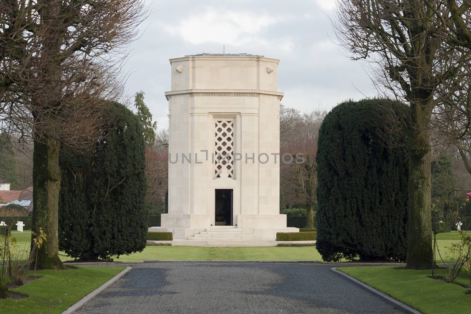 American cemetery Flanders field Belgium Waregem