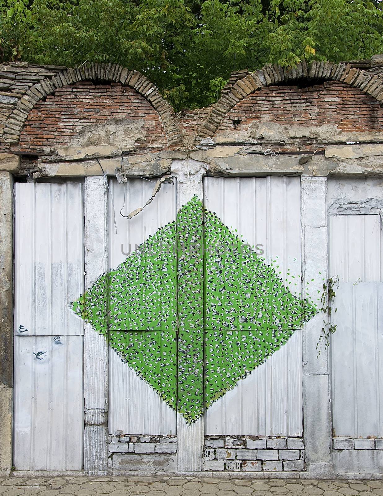 Young art that adorns the outside areas in Veliko Tarnovo 