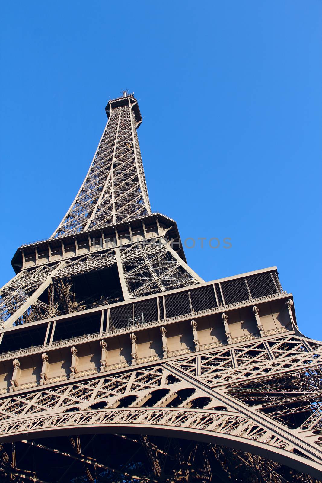 The Eiffel Tower in Paris, France by destillat