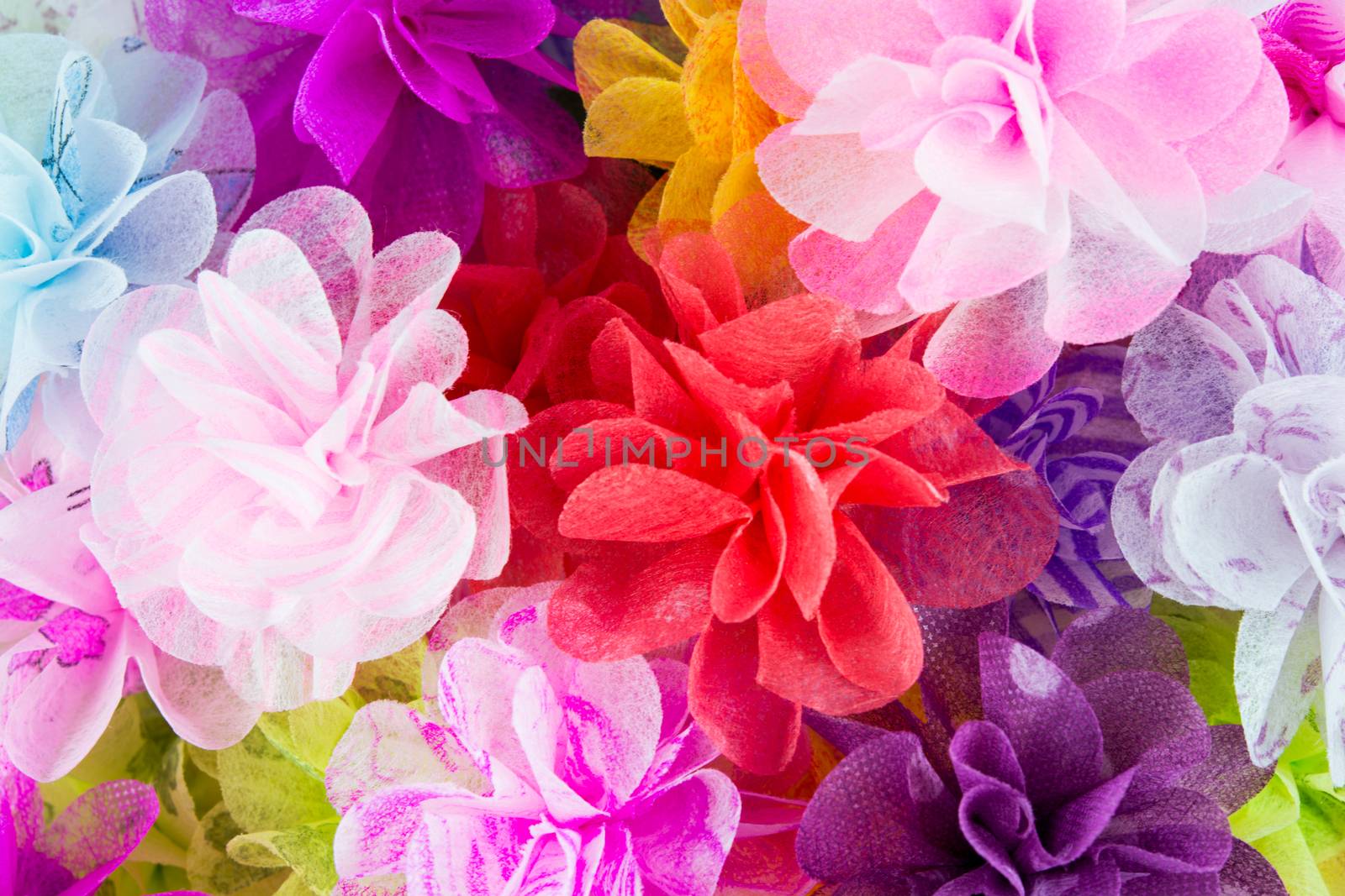 Pink Paper Flowers texture for your background