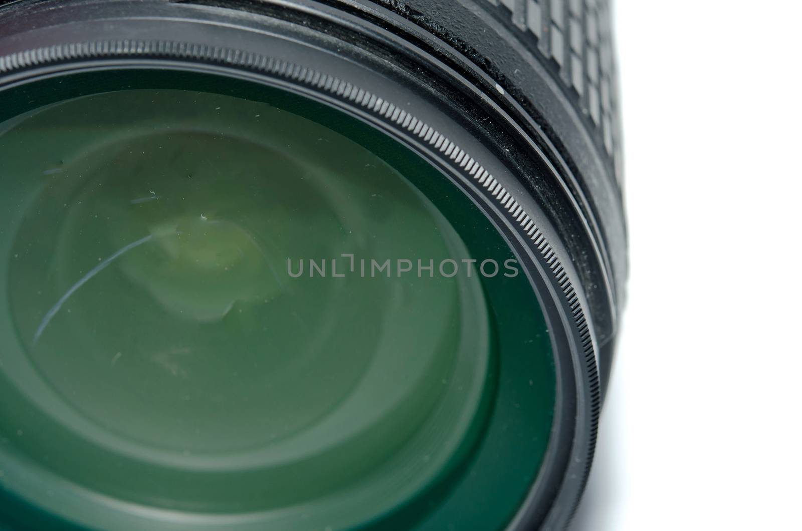 Close-up lens Isolation of a white background