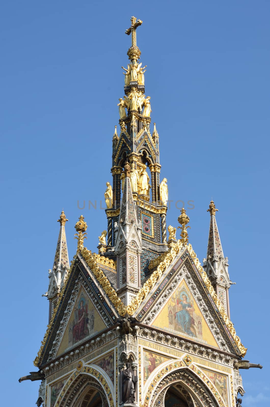 Top of albert memorial hyde park