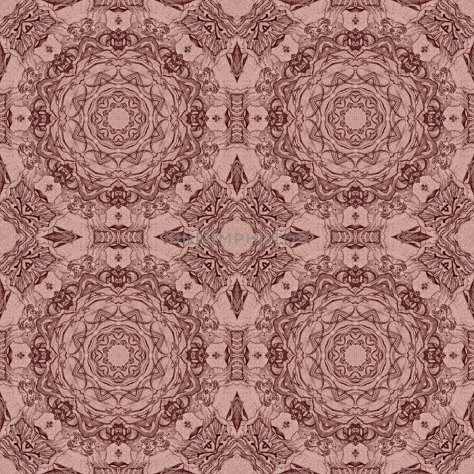 Seamless graphic pattern on canvas by alexcoolok