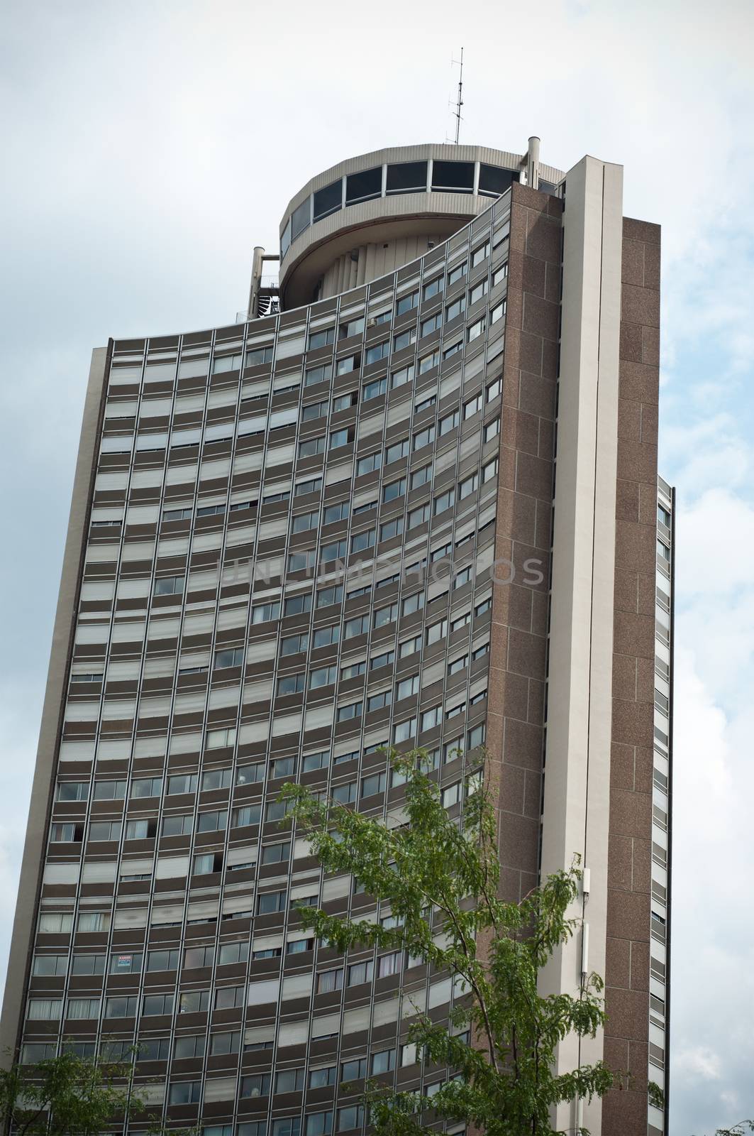 Mulhouse - France - 27 th July 2014 - European tower in Mulhouse