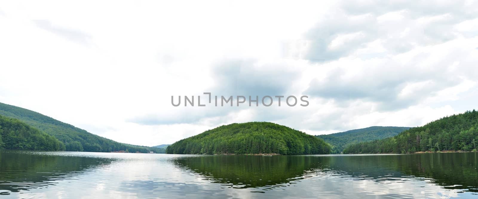 romania valiug village three waters gozna lake landscape panorama