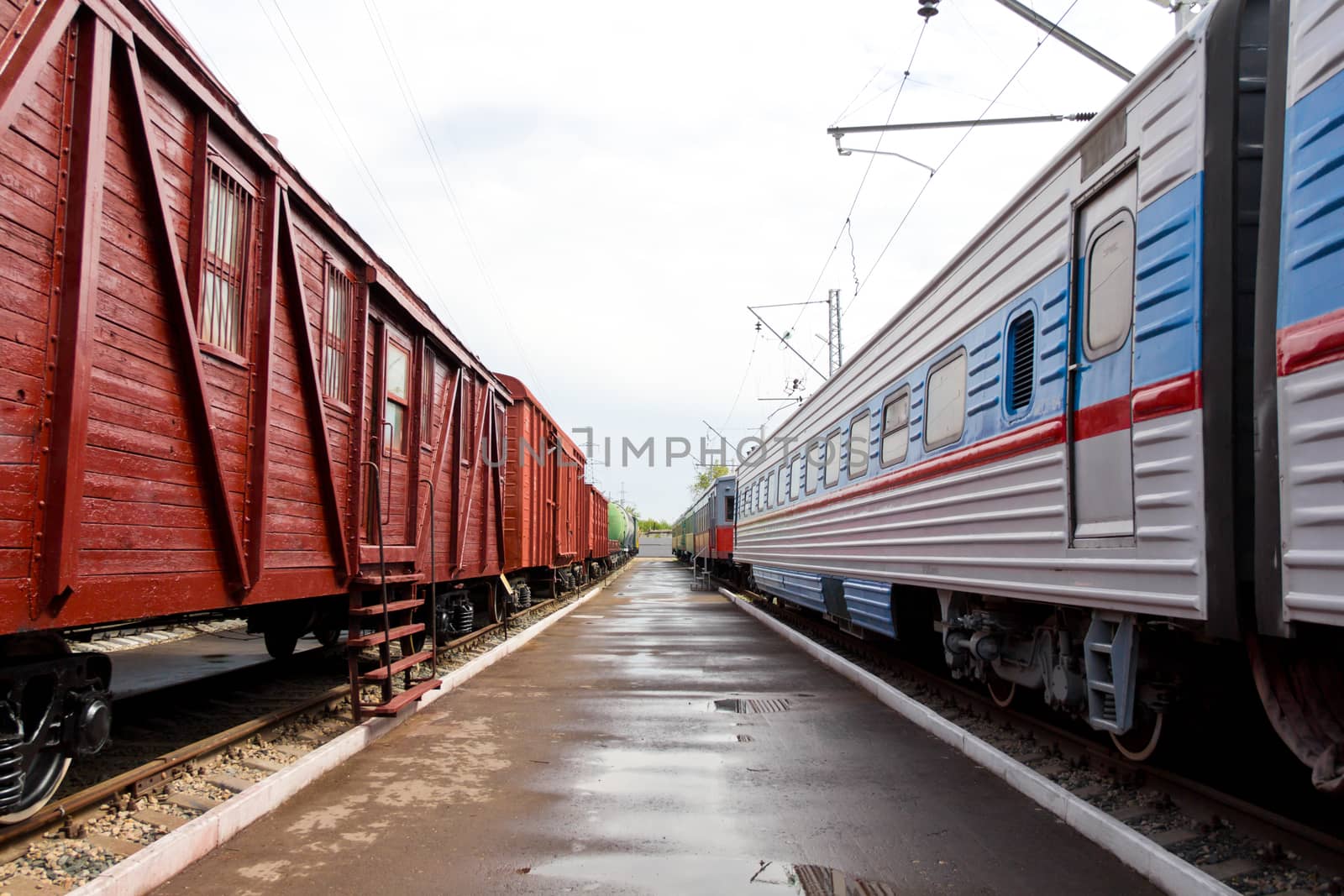 Photo of the Russian rail road coach