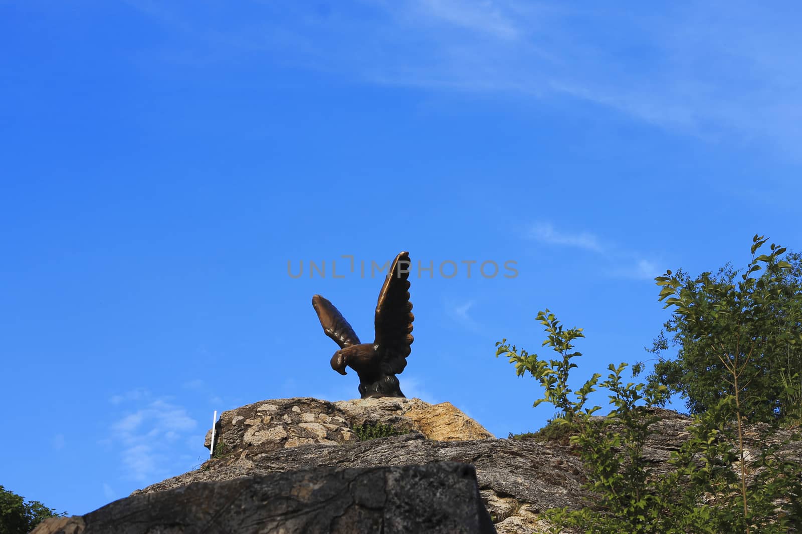 The Eagle. Pyatigorsk Emblem. Northern Caucasus landmarks