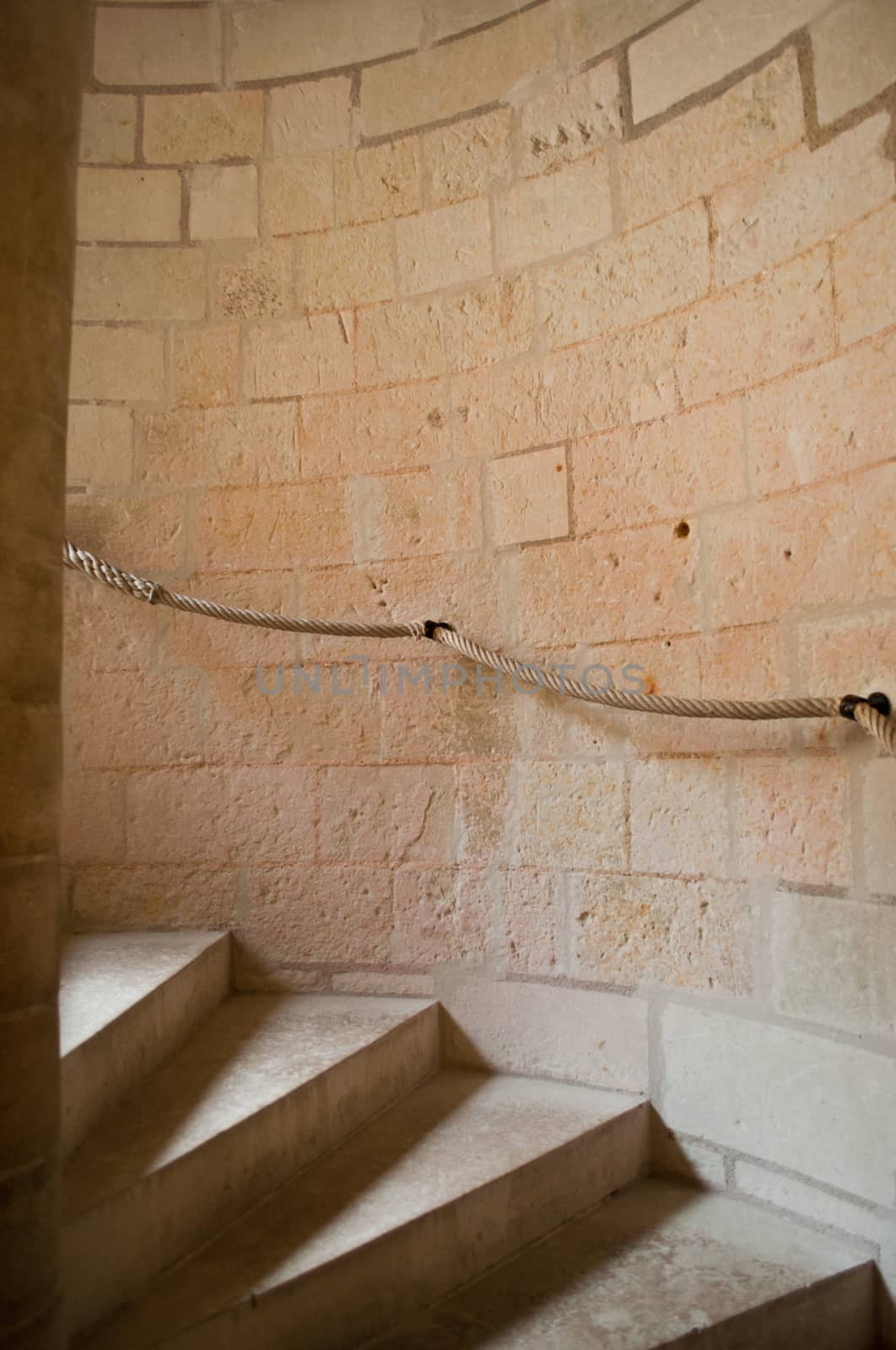 spiral stair in Saumur castle