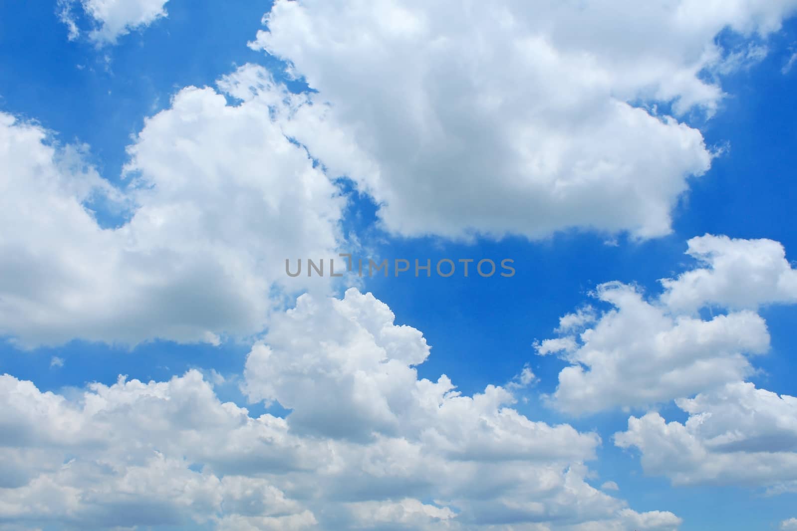 Blue sky with cloud