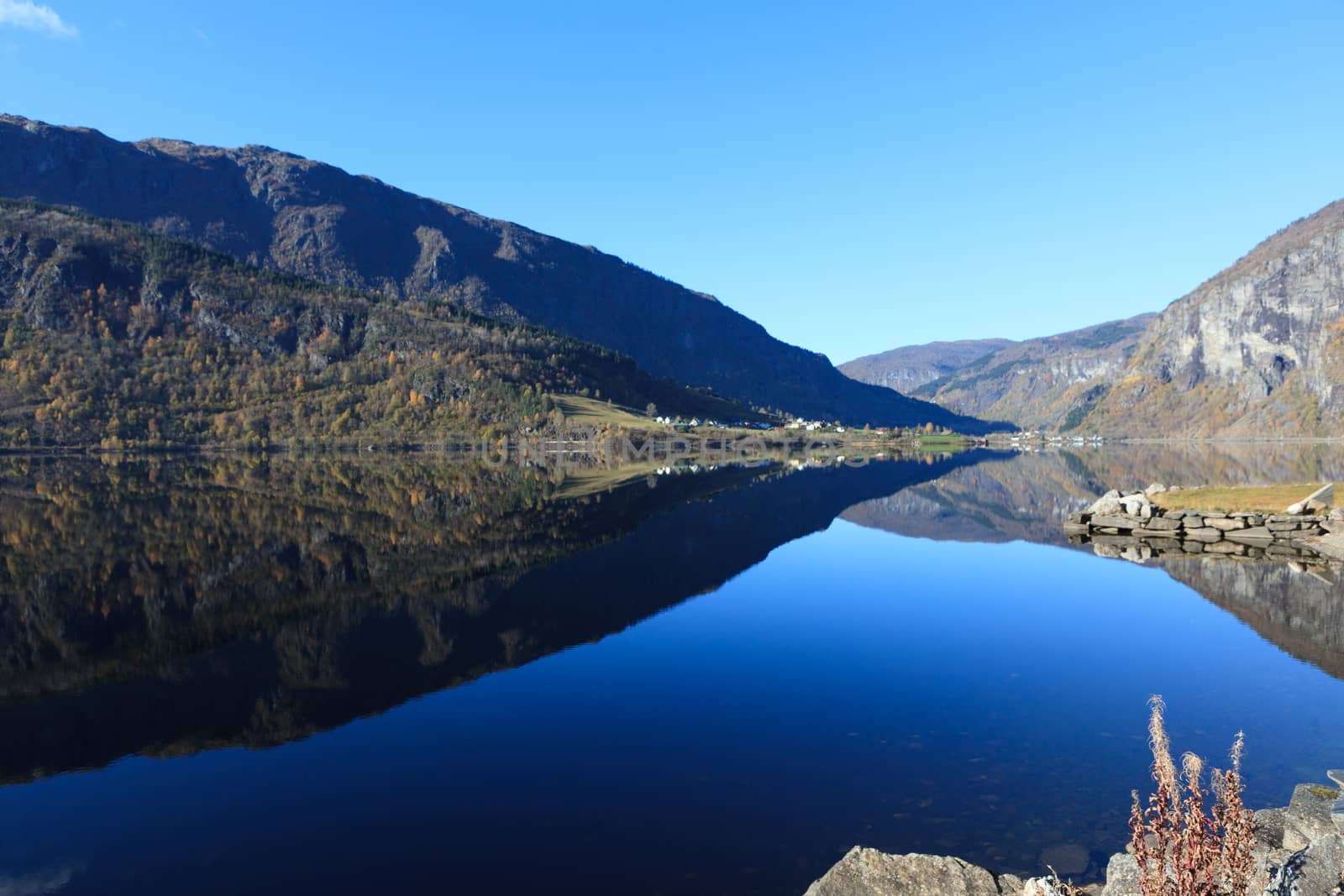 Landscape in west part of Norway