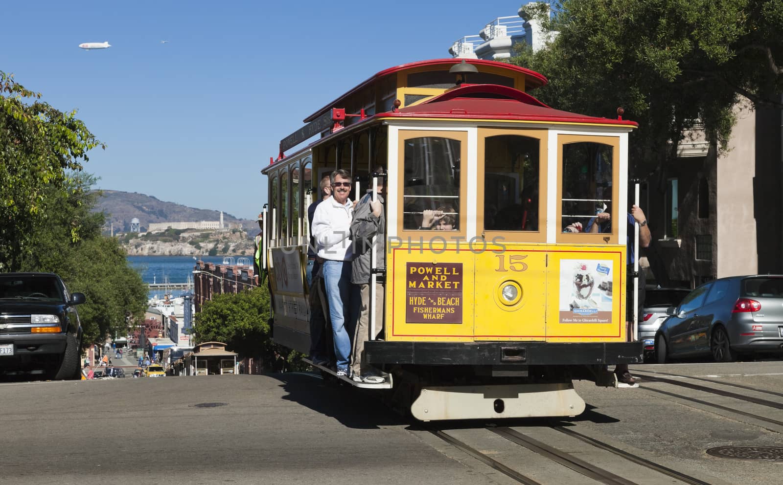 SAN FRANCISCO - NOVEMBER 3rd: The Cable car tram, November 3rd, 2012 in San Francisco, USA. The San Francisco cable car system is world last permanently manually operated cable car system. Lines were established between 1873 and 1890.