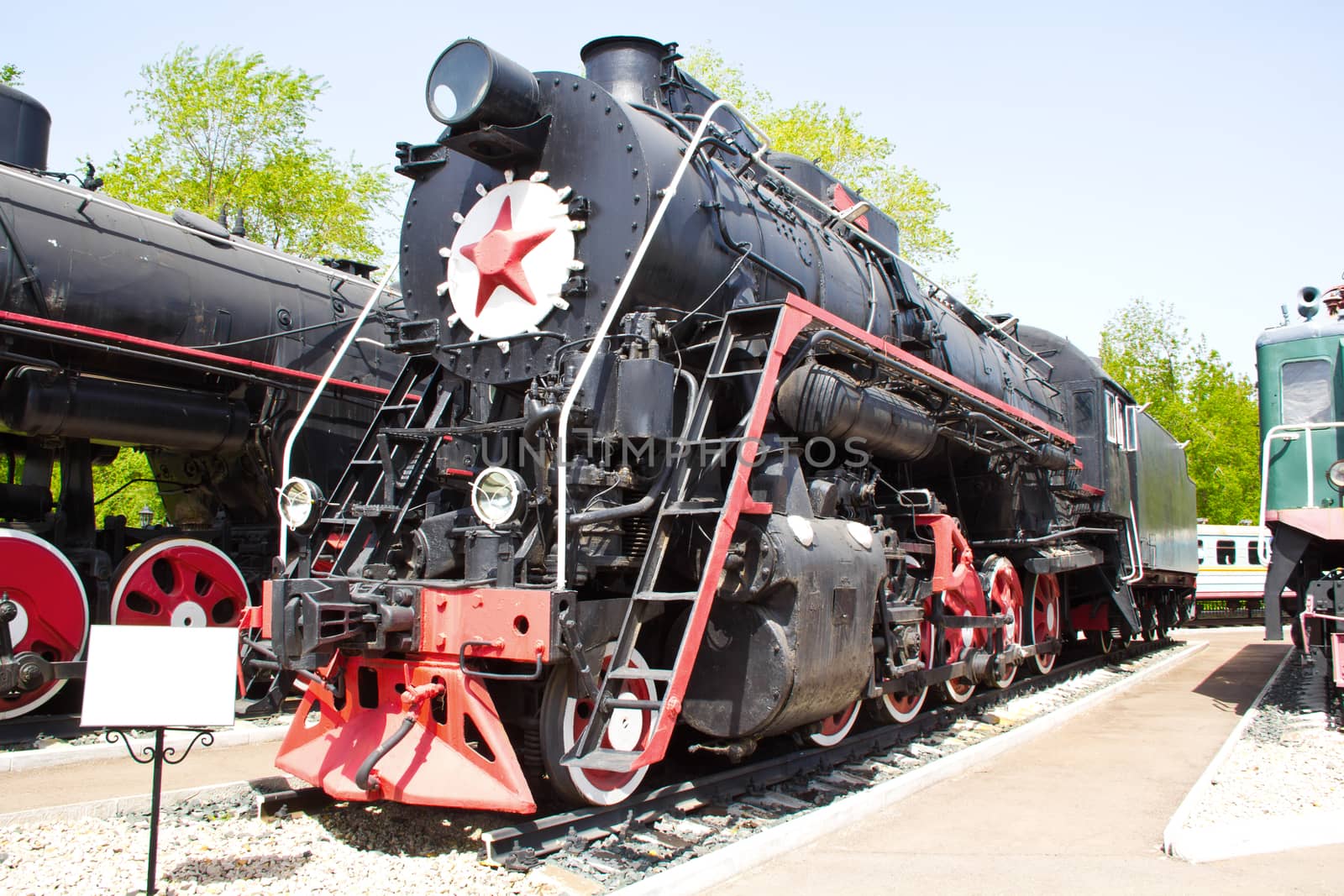 Photo of Russian rail road locomotive in Samara