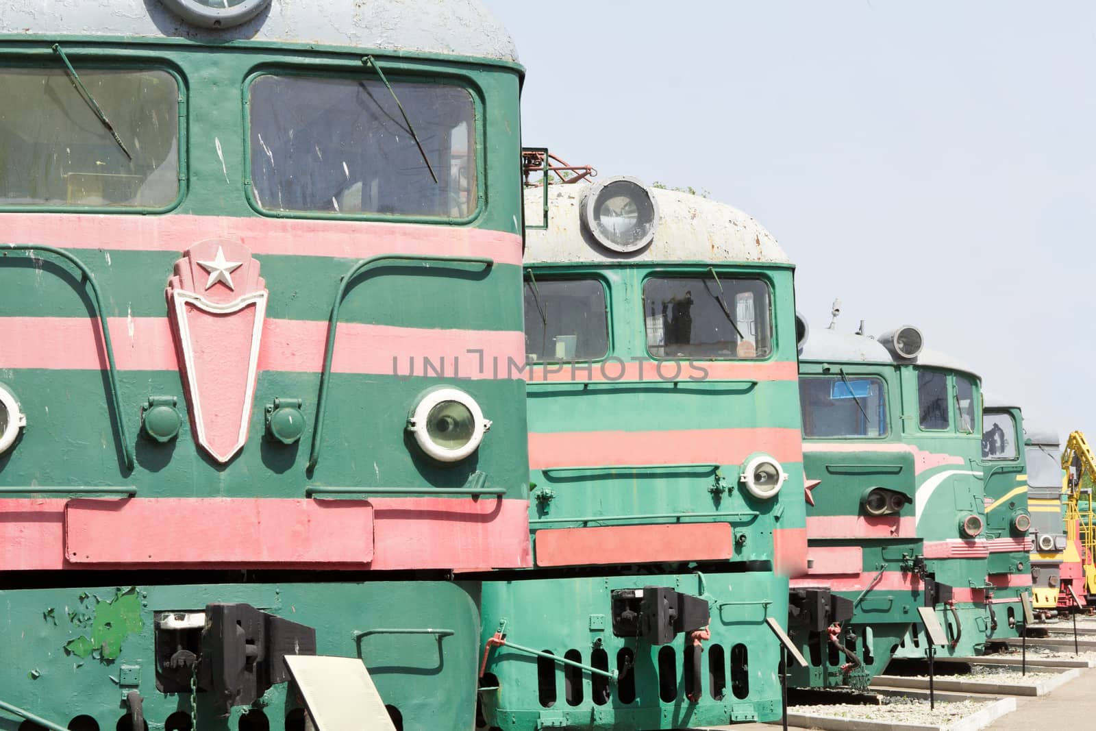 Photo of Russian rail road locomotive in Samara