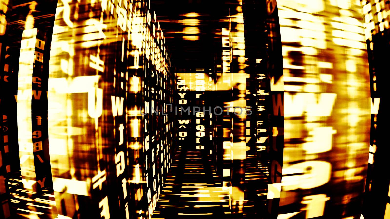 Digital Data Chaos 0243 by aLunaBlue