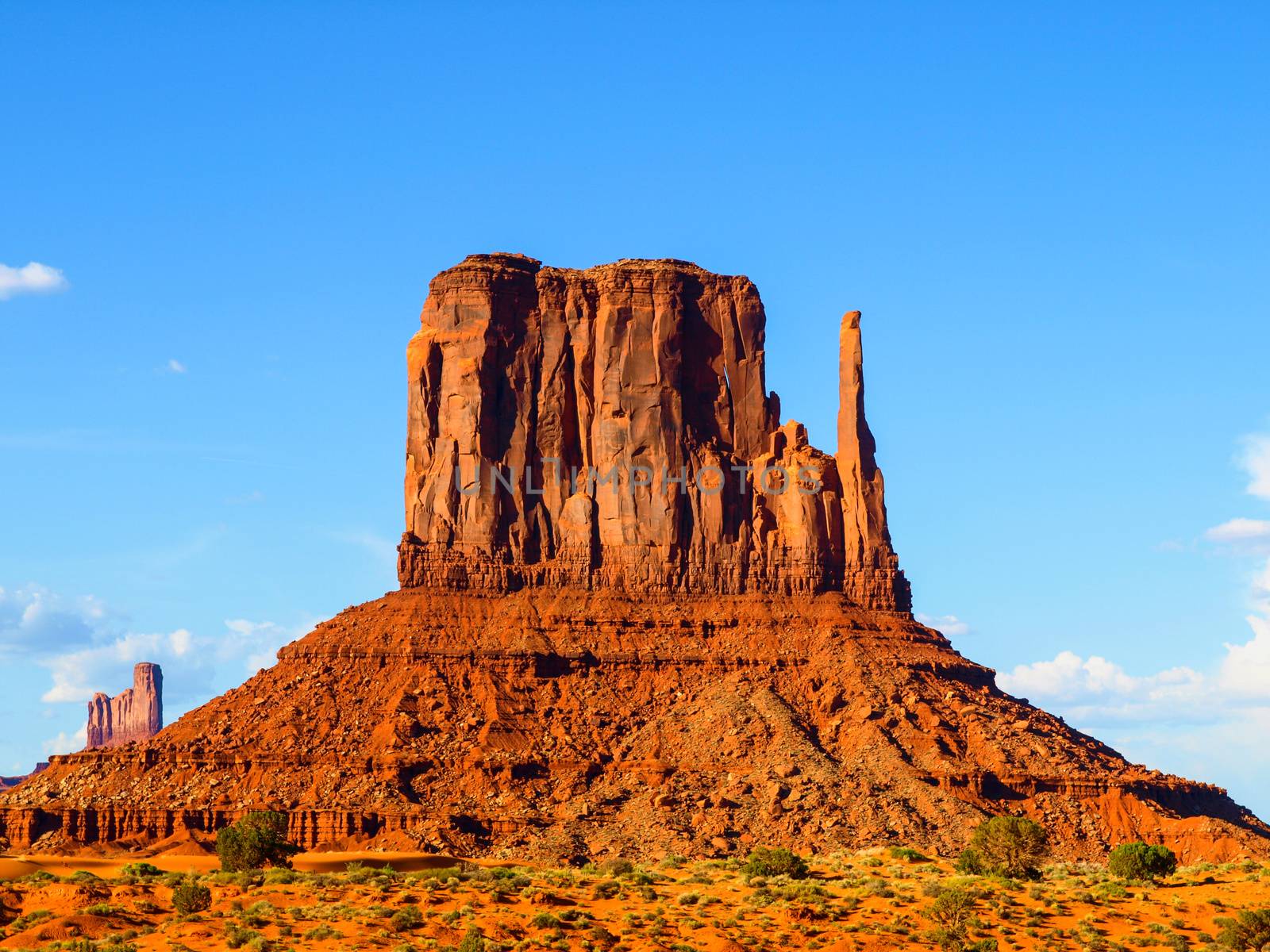 Mitten Butte in Monument Valley (Utah, USA)