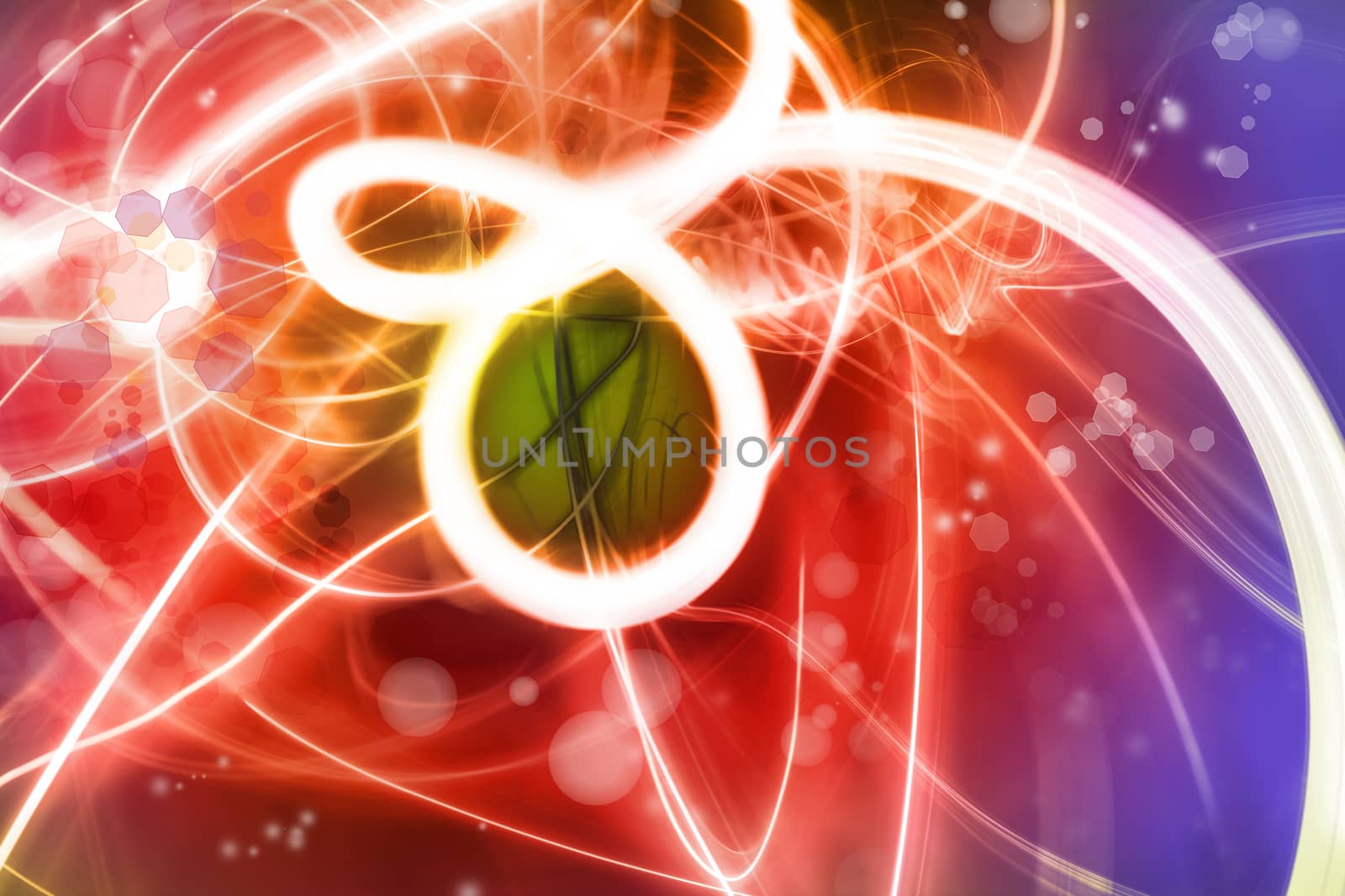 Abstract swirly lines futuristic space background